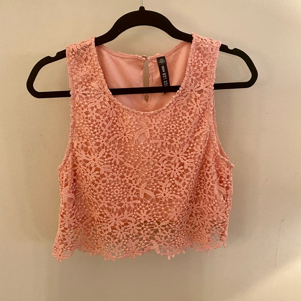 Pink Crop Top